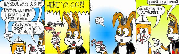 First comic starring Fuego Hare
